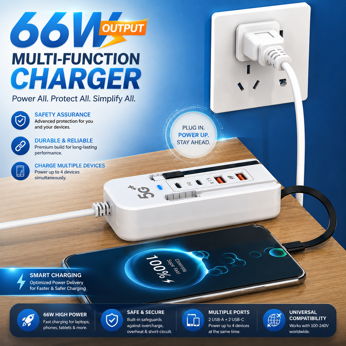 5in1 Multi-Function Fast Charger