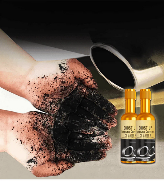 Boost up catalytic converter cleaner